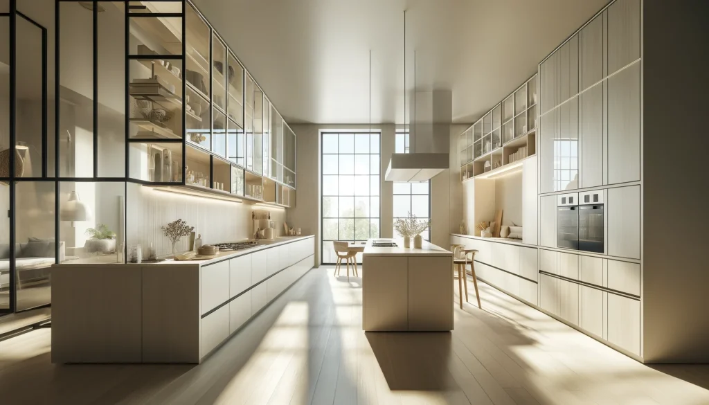 دکوراسیون آشپزخانه قزوین نیک نما چوب