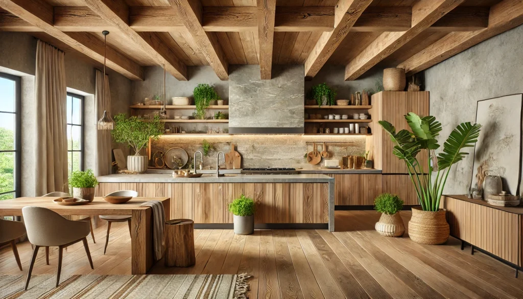 طرح های چوبی و سنگی دکوراسیون داخلی قزوین نیک نما چوب ایرانیان