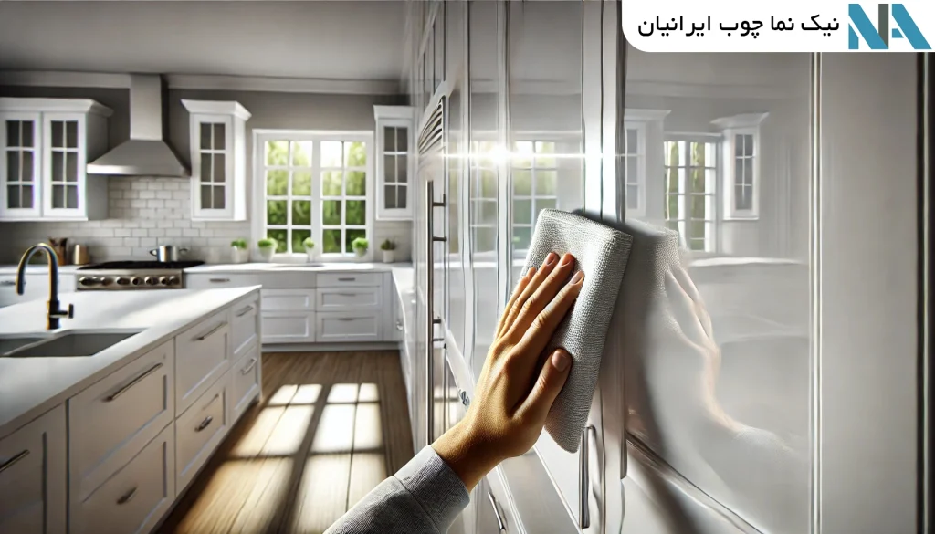 نگه داری کابینت سفید در قزوین