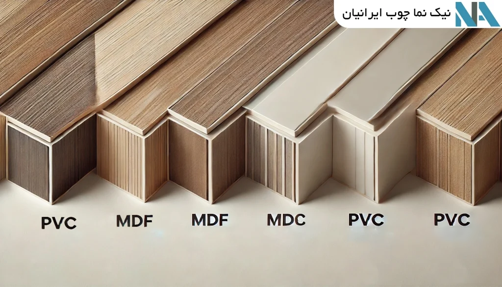 مقایسه-هایگلاس-با-سایر-متریال_های-مشابه نیک نما چوب ایرانیان