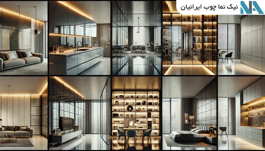 کاربردهای هایگلاس در دکوراسیون منزل، کابینت قزوین، دکوراسیون داخلی قزوین