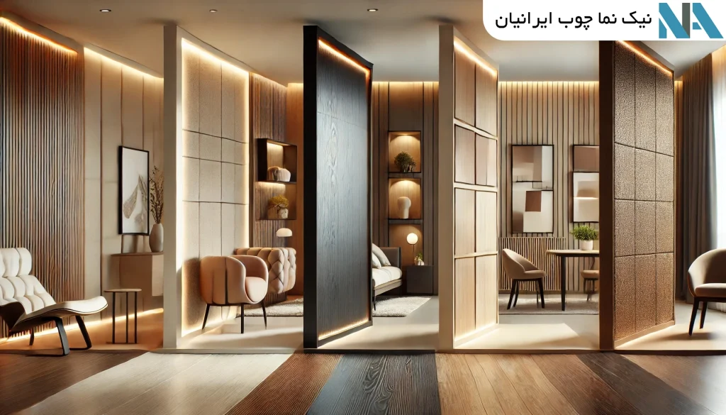 تأثیر رنگ و فینیش MDF بر سبک دکوراسیون قزوین