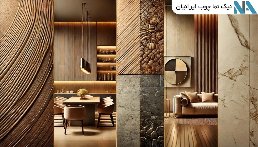 مقایسه ورق‌های MDF برجسته با سایر متریال‌های دکوراتیو قزوین